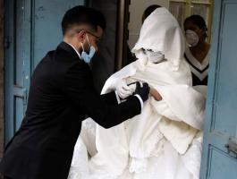 كورونا في حفل زفاف