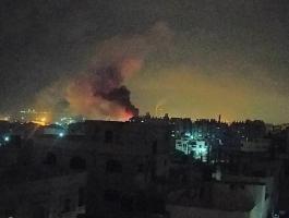 شاهد: طائرات الاحتلال الحربية تستهدف مواقع في شمال قطاع غزّة