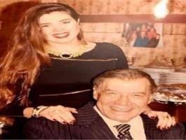 رانيا فريد شوقي مع والدها