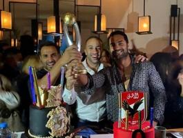 كريم فهمي يحتفل بعيد ميلاده بكاس افريقيا