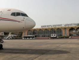 انفجار مطار عدن