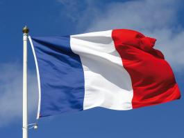 علم فرنسا.