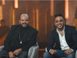 محمد عبد الرحمن وأوس أوس وأجمد تقليد لإعلان روبي ودينا الشربيني.
