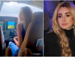 أول تعليق من هنا الزاهد بعد صورتها المثيرة للجدل في كابينة الطيار !