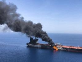 اشتعال نيران في سفينة شحن إسرائيلية شماليّ المحيط الهندي.jpg