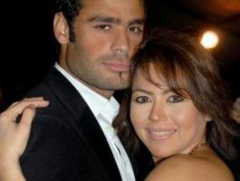 صورة رومانسية جديدة تجمع لقاء الخميسى بزوجها محمد عبد المنصف