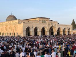 صلاة العيد في المسجد الأقصى