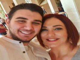 سلاف فواجرخي وابنها