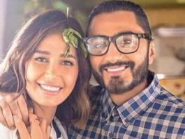 حلا شيحة تهاجم تامر حسني بعد عرض كليب من فيلم 