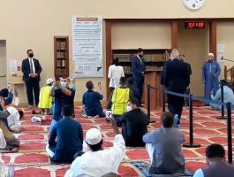 بالفيديو | جاستن ترودو يزور أحد مساجد مدينة هاميلتون الكندية
