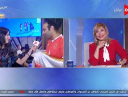بالفيديو: مشجع أهلاوي يحرج لميس الحديدي على الهواء بعد فوز الأهلي