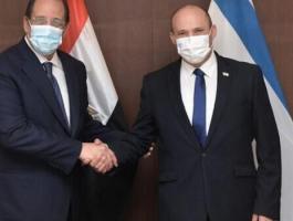 قناة عبرية تكشف تفاصيل اجتماع لابيد مع وزير المخابرات المصرية