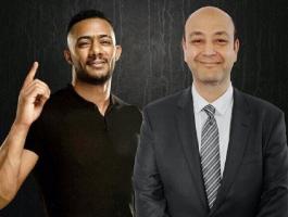 عمرو أديب ومحمد رمضان