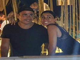 عمرو دياب ودينا الشربيني