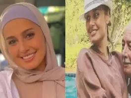 حلا شيحة و والدها