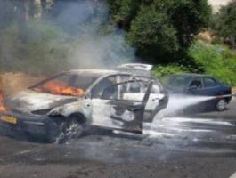 شرطة الاحتلال تحقق في إحراق سيارة رئيس بلدية طيرة الكرمل