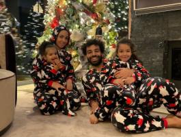 محمد صلاح وعائلته
