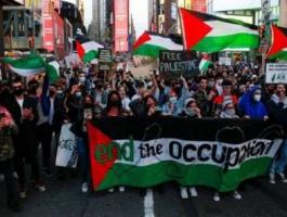 أمريكا: مظاهرات في عدة مدن تنديدًا بجرائم الاحتلال بحق الفلسطينيين