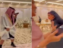 بالفيديو: بفستان زواج أسود.. السعودية 
