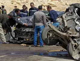حادث سير مروع في أسوان.. قتلى أوروبيون ومصريون