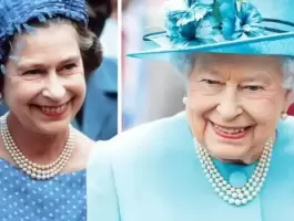 ما هو سبب ارتداء الملكة إليزابيث لعقد من اللؤلؤ ؟