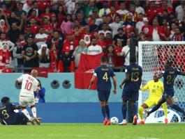 بالفيديو: المنتخب العربي التونسي يهزم فرنسا بهدف دون رد ويودع كأس العالم قطر 2022
