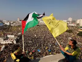 مهرجان حركة فتح في غزة