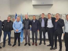 وزير الجيش الإسرائيلي يزور غلاف غزة.jpg