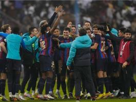 برشلونة يحصد بطولة كأس السوبر الإسباني بفوزه على ريال مدريد