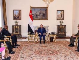 الرئيس المصري يلتقي بوزير الدفاع الأمريكي في القاهرة