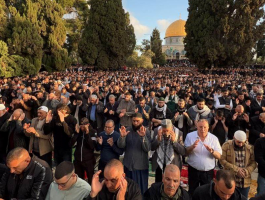 صلاة الجمعة في الاقصى