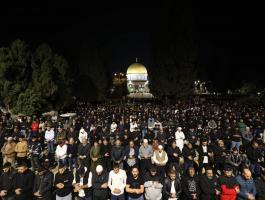صلاة التراويح في الأقصى