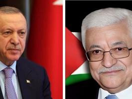 تفاصيل اتصال هاتفي بين الرئيس عباس وأردوغان.jpg