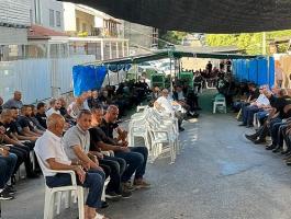 استعدادت تشييع جثمان ضحايا مجزرة بسمة طبعون
