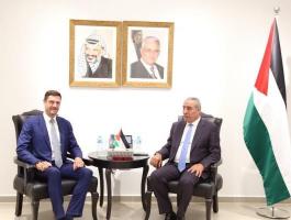 الشيخ يلتقي مع ممثل الاتحاد الأوروبي في فلسطين