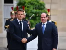 ماكرون والسيسي
