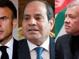 قمة ثلاثية تضم مصر وفرنسا والأردن