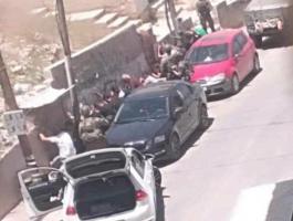 قوات الاحتلال خلال اقتحام بلدتي بروقين وكفر الديك غرب سلفيت