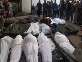 جثامين شهداء خلال حرب غزة