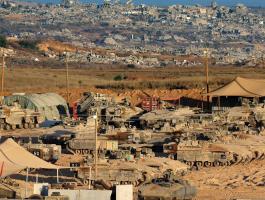 الجيش في مناطق الخط الأصفر