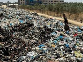 أزمة النفايات في غزة