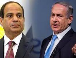 الرئيس المصري عبد الفتاح السيسي وبنيامين نتنياهو