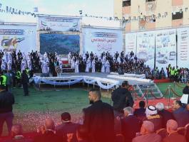 54 عريساً يُزفون في غزة بحفلٍ جماعي بدعم من دولة الإمارات احتفاءً بعيد الاتحاد