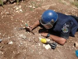 الشرطة تتلف جسم مشبوه في قباطية جنوب جنين