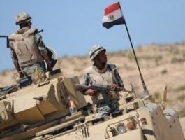 اصابة 4 جنود مصريين إثر انفجار شمال سيناء