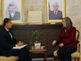 الوزيرة معايعة تستقبل سفير جمهورية المصر العربية