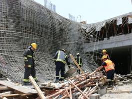 فقدان آثار عامل غزي إثر انهيار عمارة سكنية شرق مدينة غزة