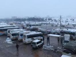 اجلاء المدنيين في حلب