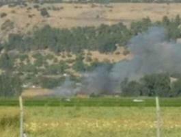 طائرات الاحتلال تقصف أهدافاً بالجولان رداً على إطلاق قذائف