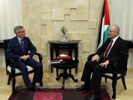 الحمد الله يبحث مع القنصل الفرنسي تعزيز التعاون المشترك بين البلدين